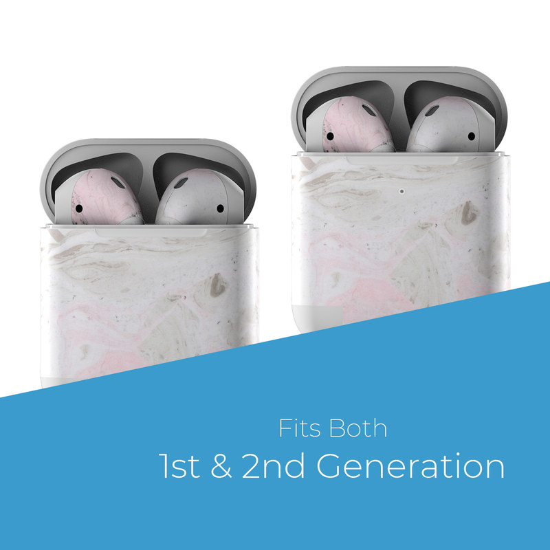 Apple AirPods Skin - Rosa Marble (Image 2)