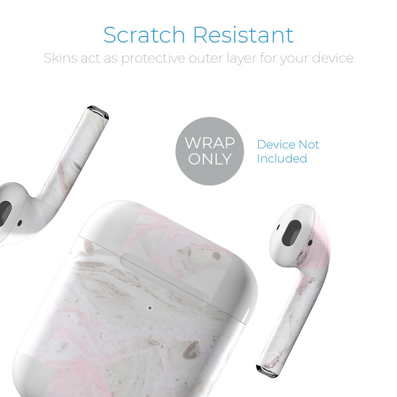 Apple AirPods Skin - Rosa Marble (Image 3)