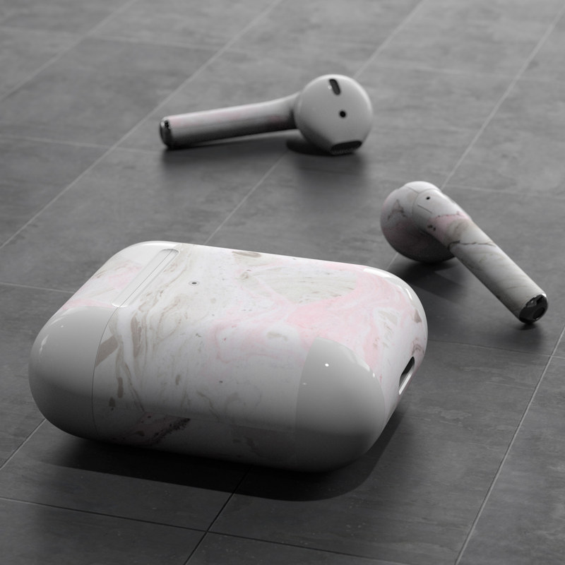 Apple AirPods Skin - Rosa Marble (Image 5)