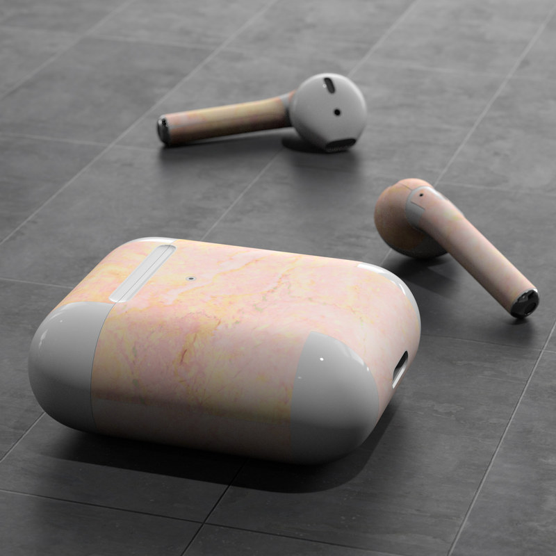 Apple AirPods Skin - Rose Gold Marble (Image 5)
