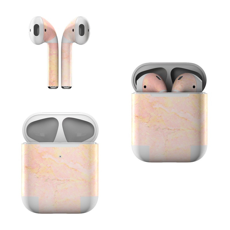 Apple AirPods Skin - Rose Gold Marble (Image 1)