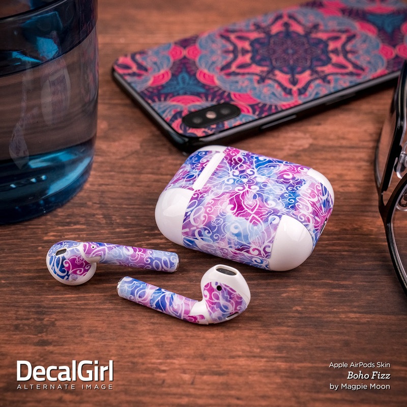Apple AirPods Skin - Eclectic Wood (Image 8)