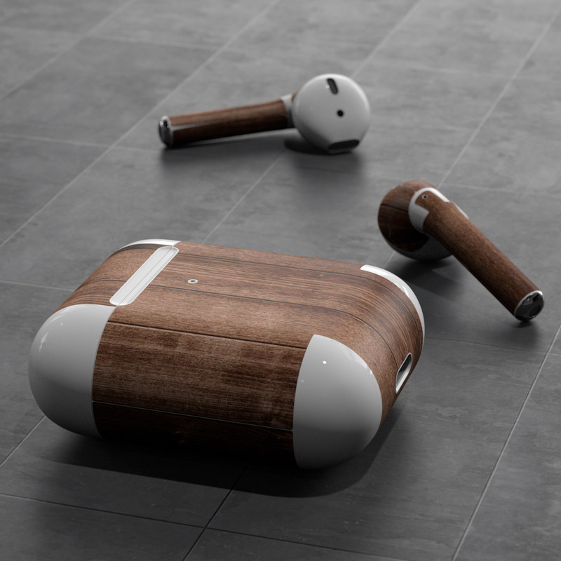 Apple AirPods Skin - Stained Wood (Image 5)