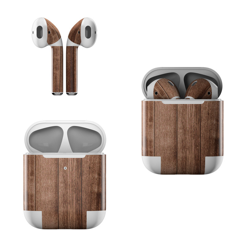 Apple AirPods Skin - Stained Wood (Image 1)