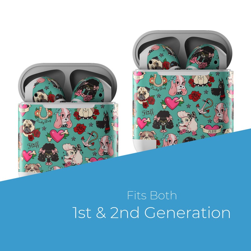 Apple AirPods Skin - Tattoo Dogs (Image 2)