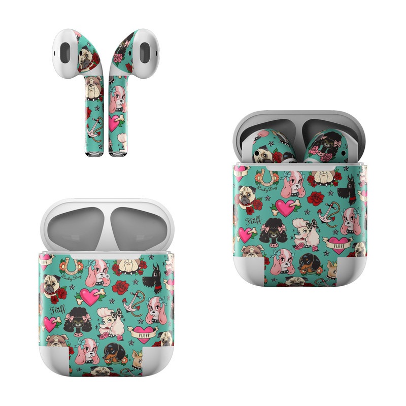 Apple AirPods Skin - Tattoo Dogs (Image 1)