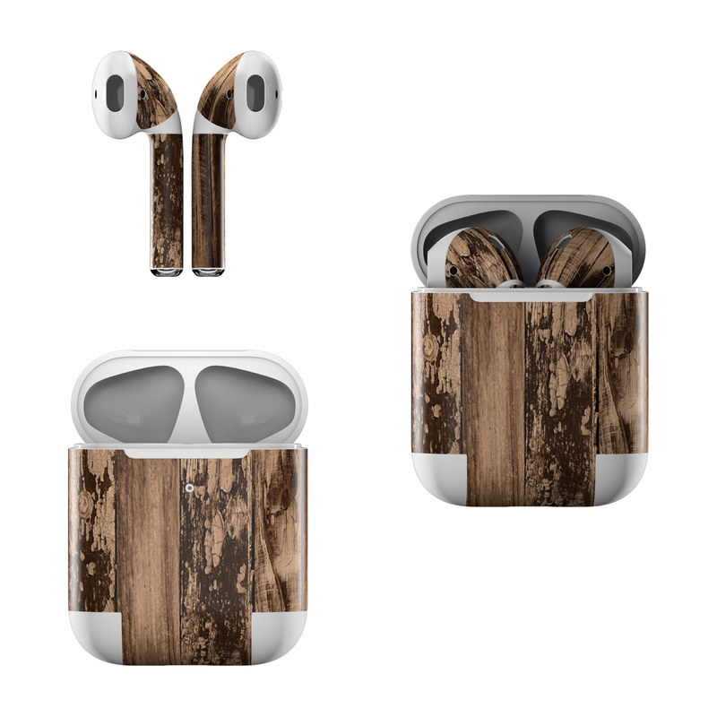 Apple AirPods Skin - Weathered Wood (Image 1)