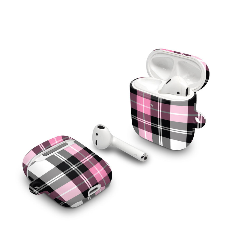 Apple AirPods Case - Pink Plaid (Image 1)