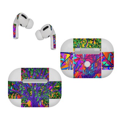 Apple AirPods Pro Skin - Stained Glass Tree