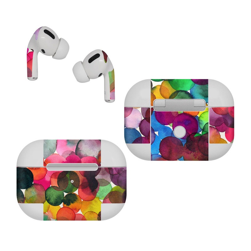 Apple Airpods Pro Skin Watercolor Drops By Ninola Design Decalgirl 3474