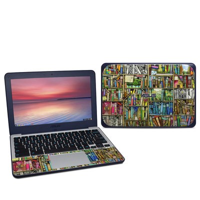 Asus Chromebook C202S Skin - Bookshelf