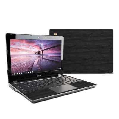 Acer Chromebook C740 Skin - Black Woodgrain
