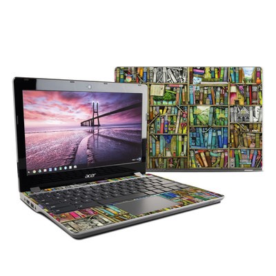 Acer Chromebook C740 Skin - Bookshelf