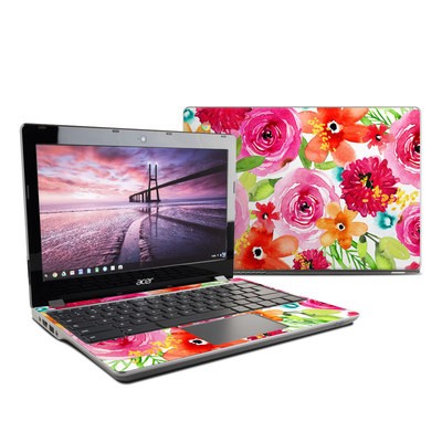 Acer Chromebook C740 Skin - Floral Pop