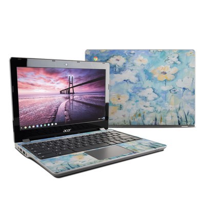 Acer Chromebook C740 Skin - White & Blue