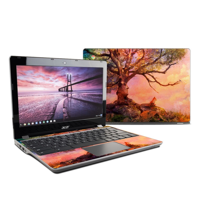 Acer Chromebook C740 Skin - Fox Sunset (Image 1)