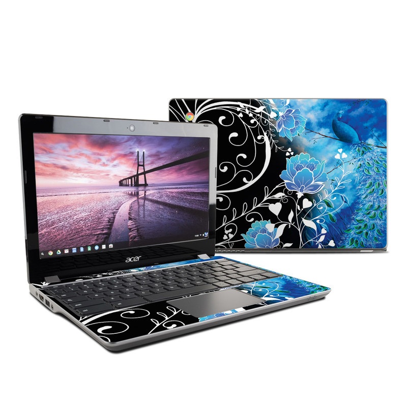Acer Chromebook C740 Skin - Peacock Sky (Image 1)