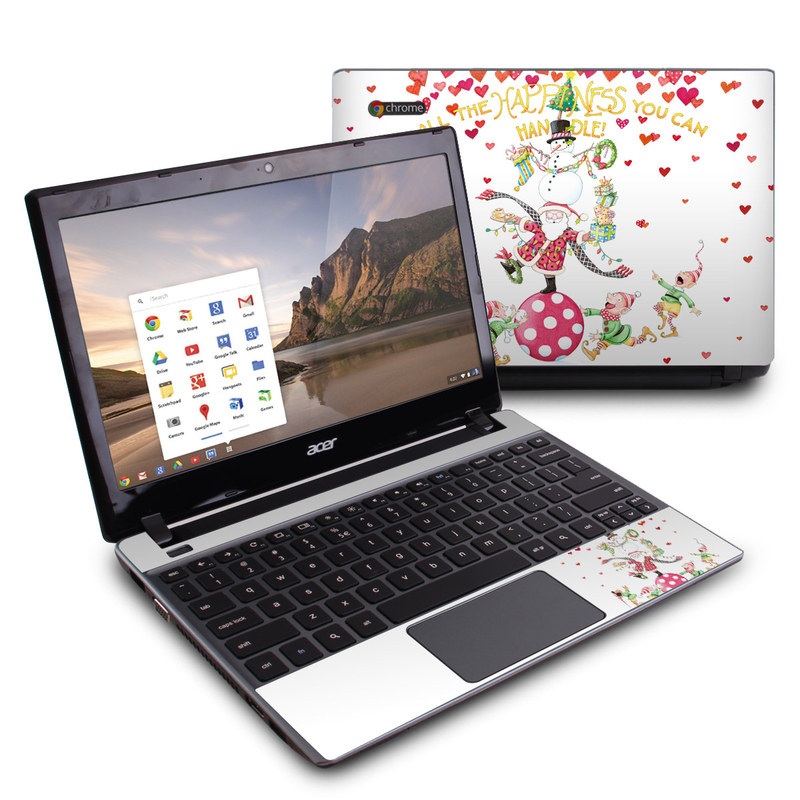 Acer Chromebook C7 Skin - Christmas Circus (Image 1)