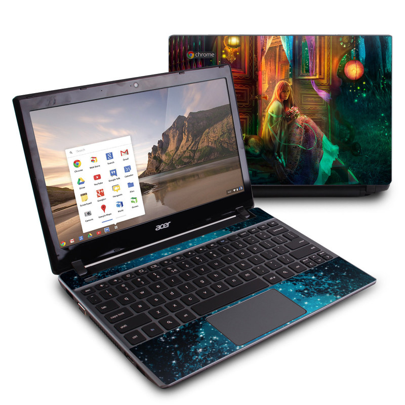 Acer Chromebook C7 Skin - Gypsy Firefly (Image 1)