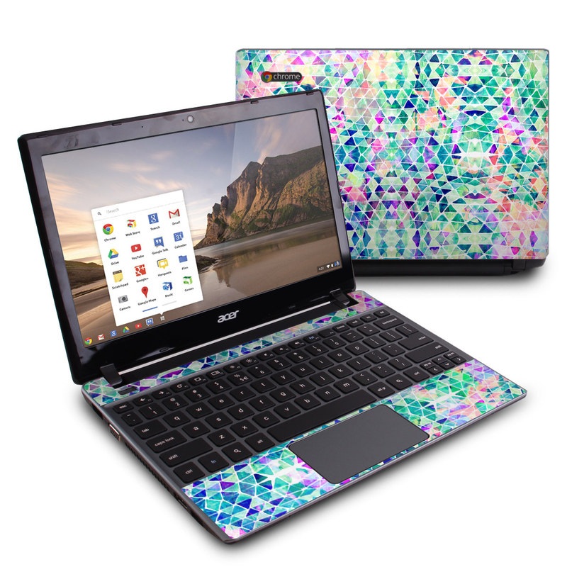 Acer Chromebook C7 Skin - Pastel Triangle (Image 1)
