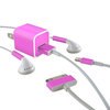 Apple iPhone Charge Kit Skin - Solid State Vibrant Pink (Image 1)