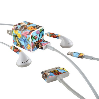 Apple iPhone Charge Kit Skin - Butterfly Land