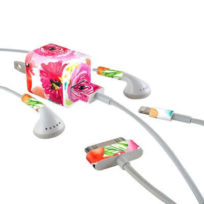 Apple iPhone Charge Kit Skin - Floral Pop