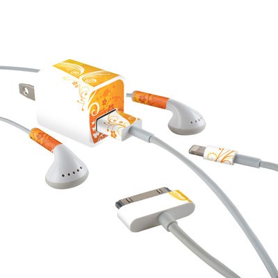 Apple iPhone Charge Kit Skin - Orange Crush