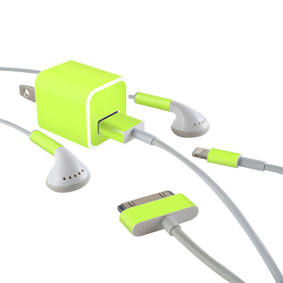 Apple iPhone Charge Kit Skin - Solid State Lime