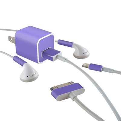 Apple iPhone Charge Kit Skin - Solid State Purple