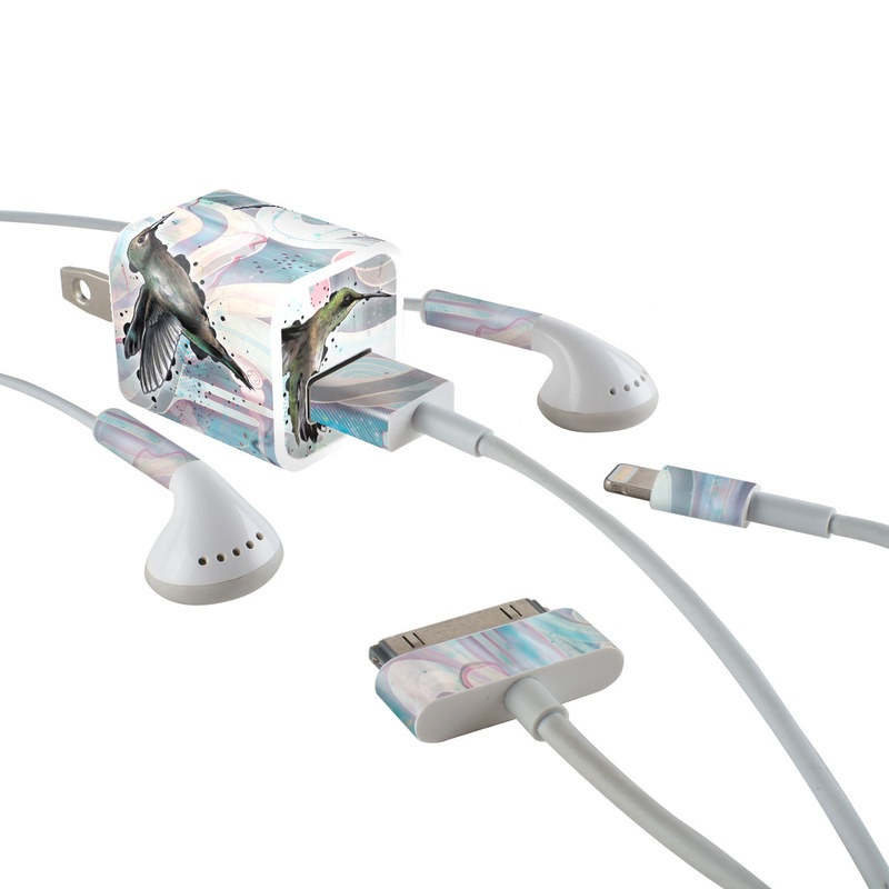 Apple iPhone Charge Kit Skin - Hummingbirds (Image 1)