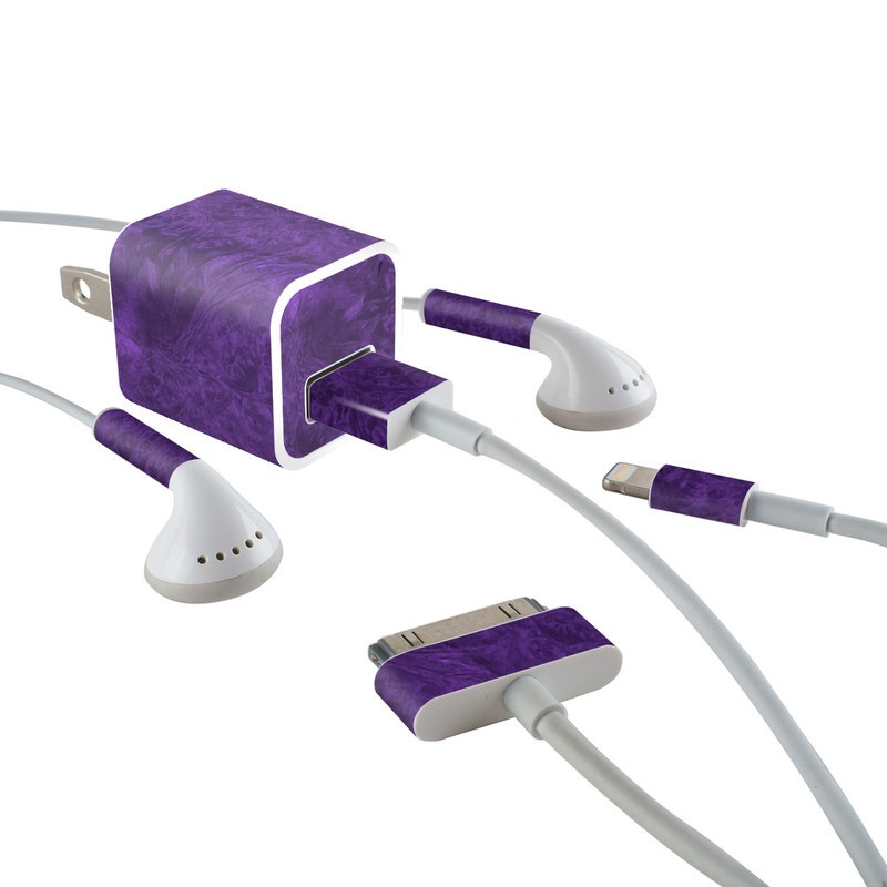 Apple iPhone Charge Kit Skin - Purple Lacquer (Image 1)