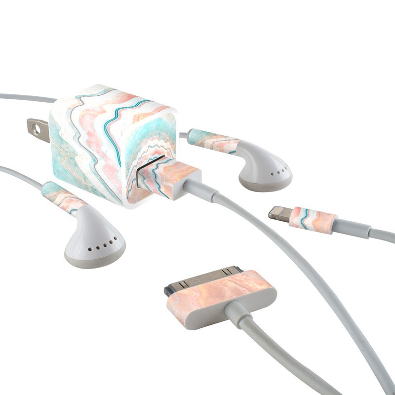 Apple iPhone Charge Kit Skin - Spring Oyster (Image 1)