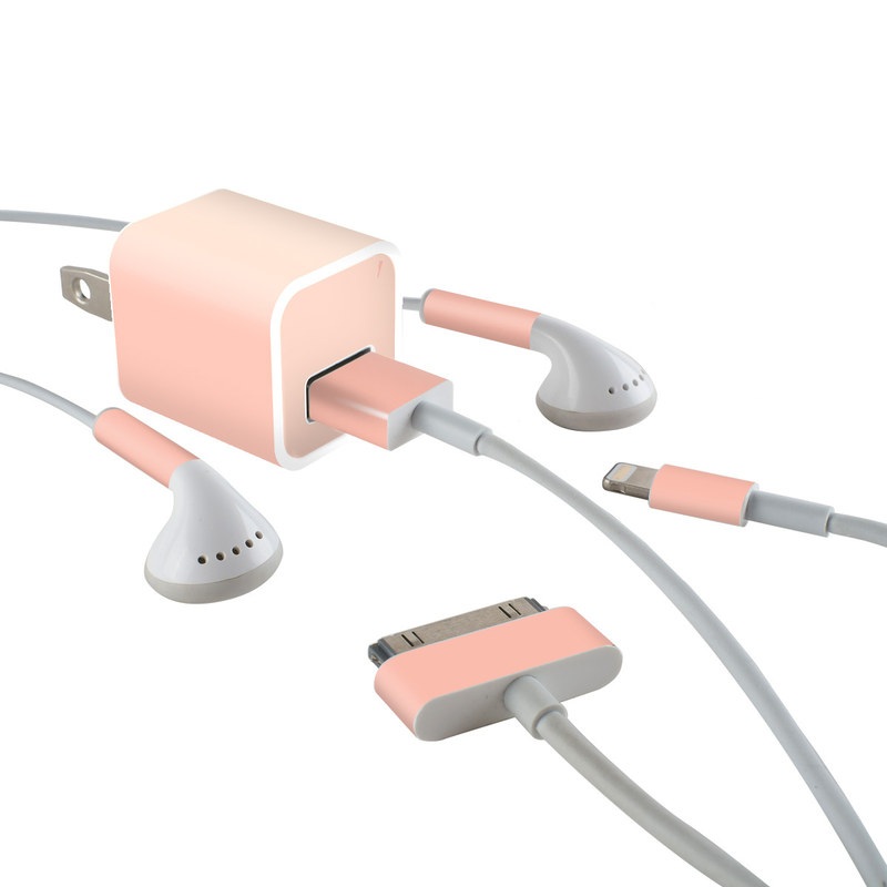 Apple iPhone Charge Kit Skin - Solid State Peach (Image 1)