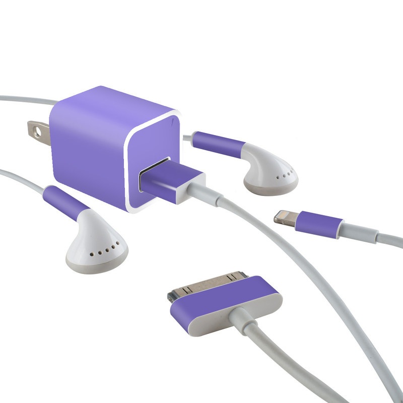 Apple iPhone Charge Kit Skin - Solid State Purple (Image 1)