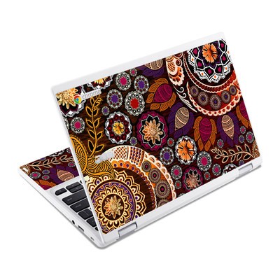 Acer Chromebook R11 Skin - Autumn Mehndi