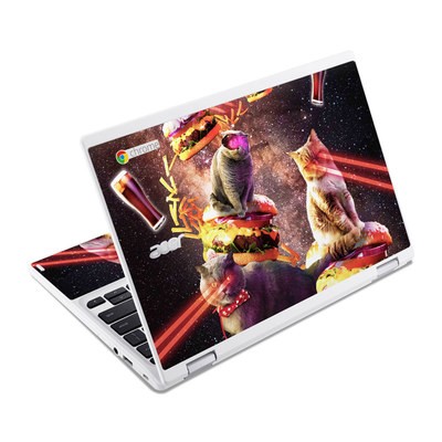 Acer Chromebook R11 Skin - Burger Cats