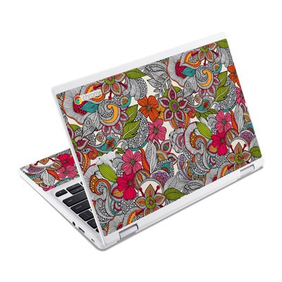 Acer Chromebook R11 Skin - Doodles Color
