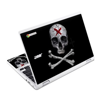 Acer Chromebook R11 Skin - Stigmata Skull