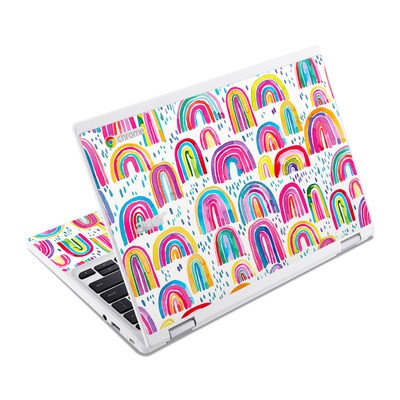Acer Chromebook R11 Skin - Watercolor Rainbows