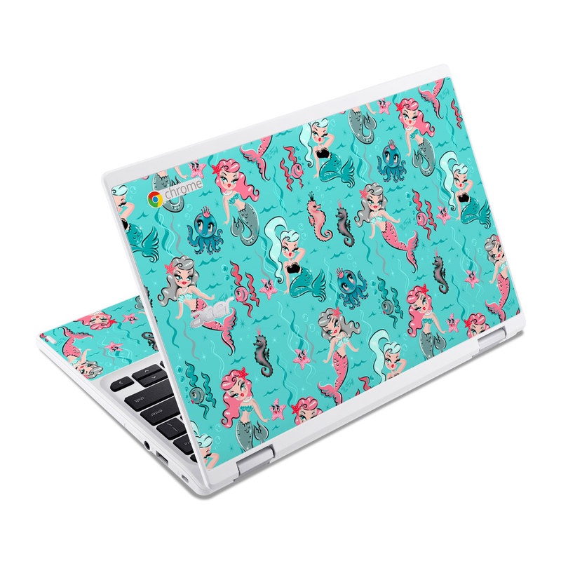 Acer Chromebook R11 Skin - Babydoll Mermaids (Image 1)