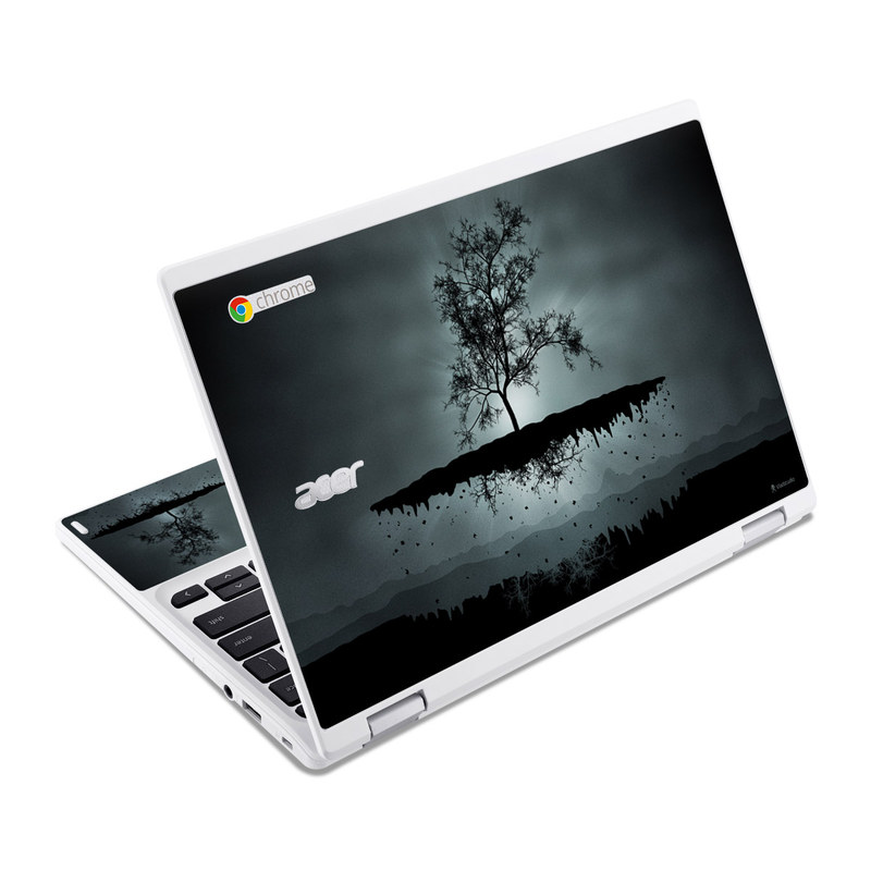 Acer Chromebook R11 Skin - Flying Tree Black (Image 1)