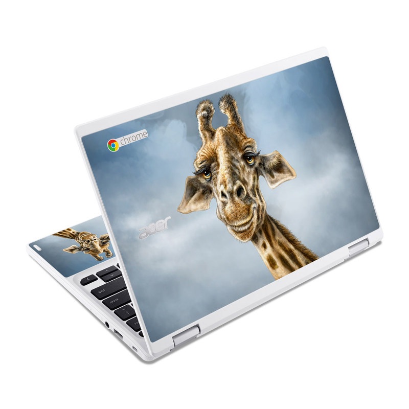 Acer Chromebook R11 Skin - Giraffe Totem (Image 1)