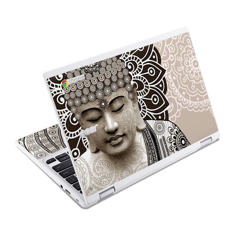 Acer Chromebook R11 Skin - Meditation Mehndi (Image 1)