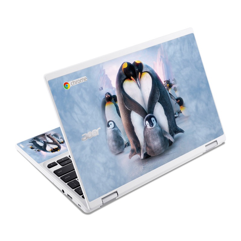 Acer Chromebook R11 Skin - Penguin Heart (Image 1)