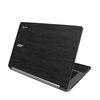 Acer Chromebook R13 Skin - Black Woodgrain (Image 1)