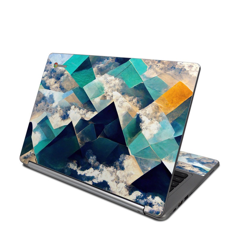 Acer Chromebook R13 Skin - Gold Clouds (Image 1)