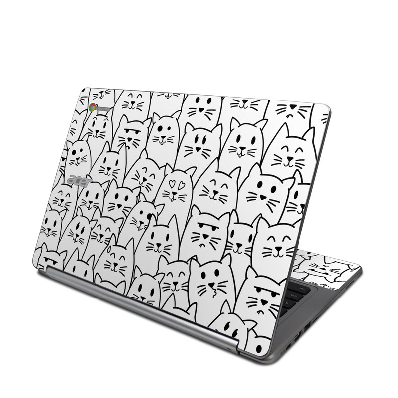 Acer Chromebook R13 Skin - Moody Cats (Image 1)