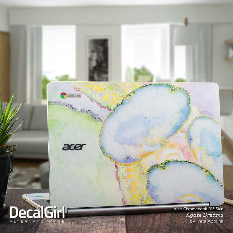 Acer Chromebook R13 Skin - Loose Flowers (Image 2)
