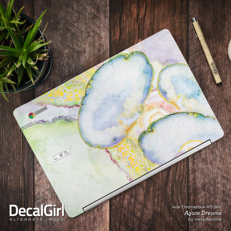 Acer Chromebook R13 Skin - Layered Earth (Image 3)